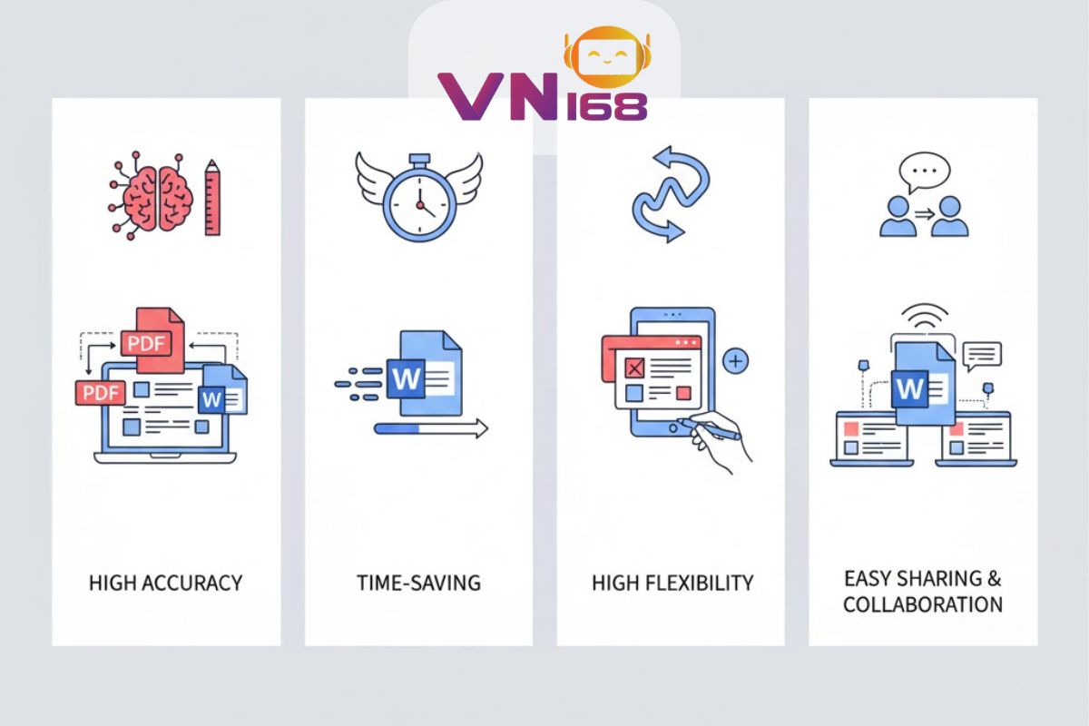 Lợi Ích Của Việc Sử Dụng AI Để Chuyển PDF Sang Word