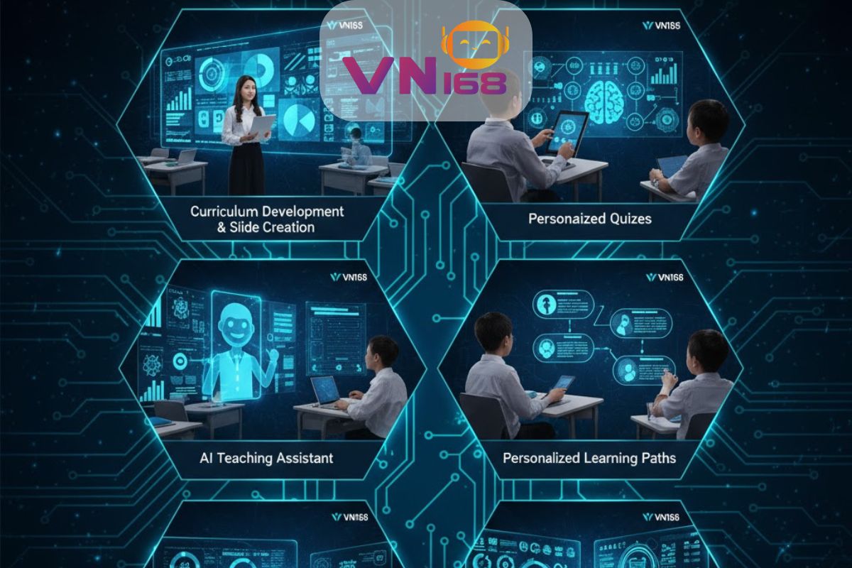 Các công cụ AI trong giáo dục và đào tạo của VN168